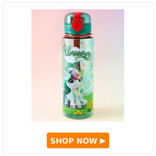 Fab N Funky Unicorn Kids Sipper Bottle Fab N Funky Unicorn Kids Sipper Bottle