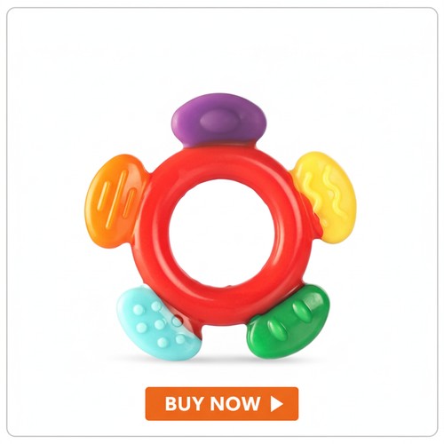 Babyhug Flower Shaped Silicone Teether 
