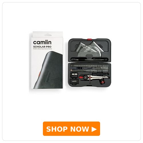 Camlin Scholar Pro Geometry Box 12 Piece Set Camlin Scholar Pro Geometry Box 12 Piece Set