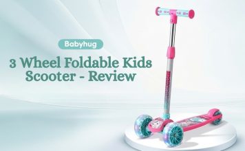 Babyhug 3 Wheel Foldable Kids Scooter - Review