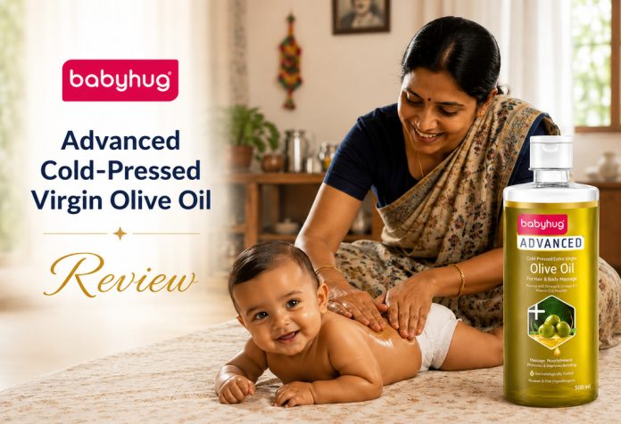Babyhug Advanced Cold-Pressed Virgin Olive Oil - Review