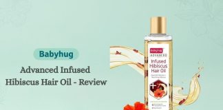 Babyhug Advanced Infused Hibiscus Hair Oil - Review