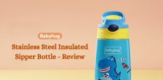 Babyhug Stainless Steel Insulated Sipper Bottle - Review
