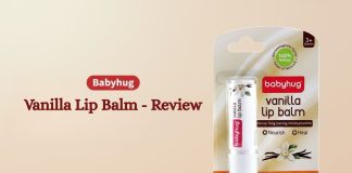 Babyhug Vanilla Lip Balm - Review
