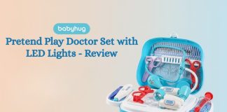 Bbayhug Pretend Play Doctor Set with LED Lights - Review