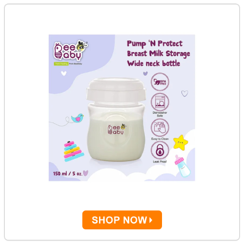 BeeBaby Pump N' Protect Breast Milk Storage Bottles