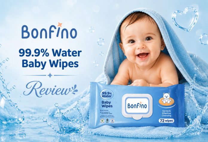 Bonfino 99.9% Water Baby Wipes - Review
