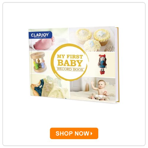 Clapjoy My First Baby Record Book 