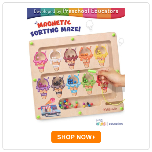 Intelliskills 3-in-1 Ice-Cream Magnetic Maze