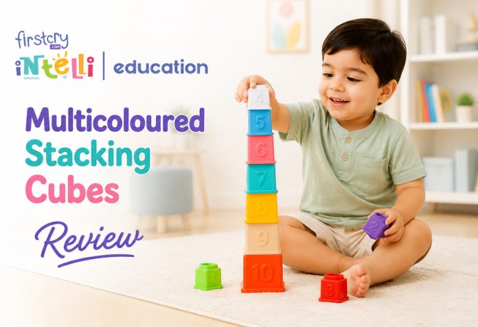 Intelliskills Multicoloured Stacking Cubes - Review