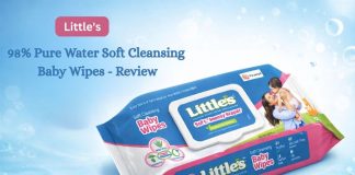 Little's 98% Pure Water Soft Cleansing Baby Wipes - Review