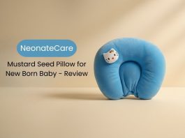 NeonateCare Mustard Seed Pillow for New Born Baby - Review