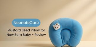 NeonateCare Mustard Seed Pillow for New Born Baby - Review