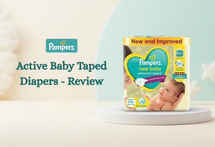 Pampers Active Baby Taped Diapers - Review