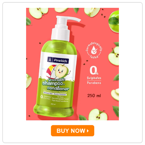 Pine Kids Green Apple Shampoo & Conditioner