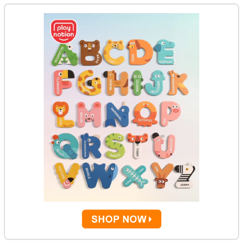 Play Nation Colorful Magnetic Animal Theme Alphabets