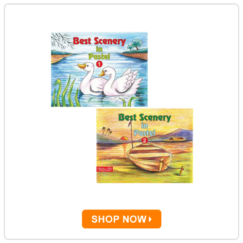 Scholars Hub Best Scenery In Pastel Volume 1 & 2 Books