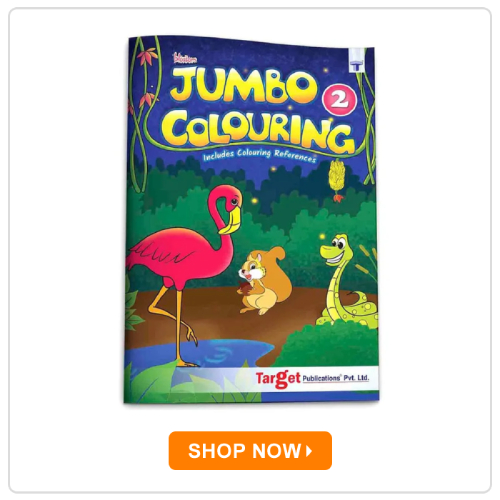 Target Publications Blossom Jumbo Creative Colouring Book