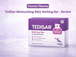Torrent Pharma Tedibar Moisturising Baby Bathing Bar - Review