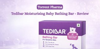 Torrent Pharma Tedibar Moisturising Baby Bathing Bar - Review
