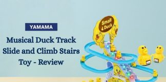 YAMAMA Musical Duck Track Slide and Climb Stairs Toy - Review