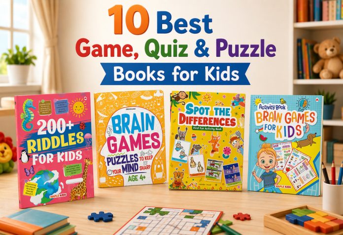 10 Best Game, Quiz & Puzzle Books for Kids
