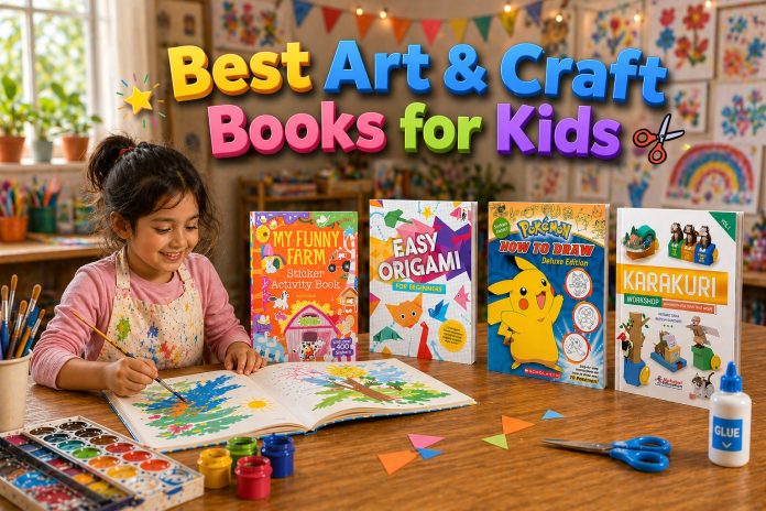 12 Best Art & Craft Books for Kids to Spark Creativity