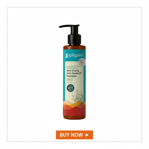 Pilgrim Australian Tea Tree Non-Drying Anti-Dandruff Shampoo Prevents Dandruff Recurrence 