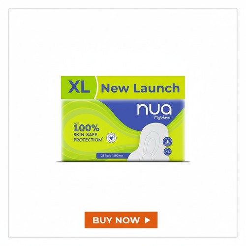 Nua Mywave Long-Lasting Leak Protection Sanitary Pads