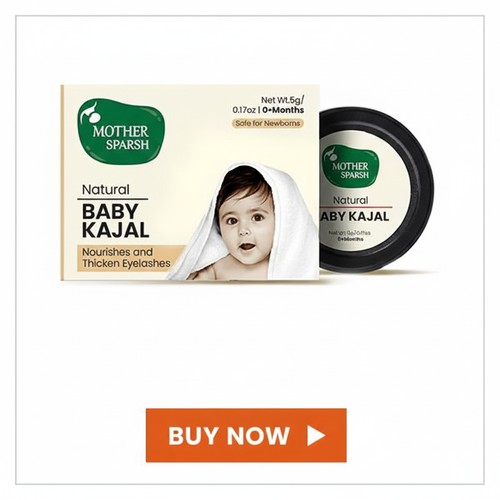 Mother Sparsh 100% Natural Baby Kajal with Zero Lead Content Mother Sparsh 100% Natural Baby Kajal with Zero Lead Content