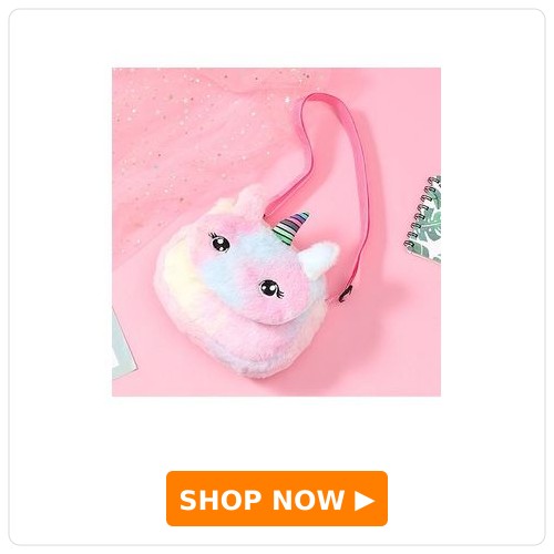Sanjis Enterprise Unicorn Plush Shoulder Crossbody Sling Bag
