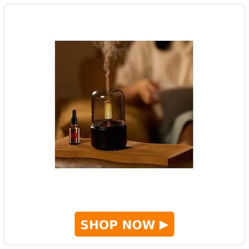 House of Aroma Candlelight Style Diffuser Cool Mist Air Humidifier