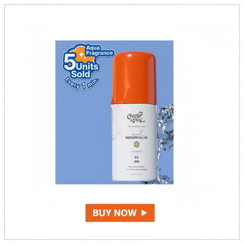 Chemist at Play Underarm Roll On with Lactic Acid & Aqua Fragrance Deodorant 