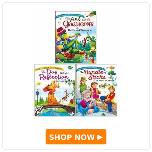 Sawan World Famous Aesop's Fables Story Books - English