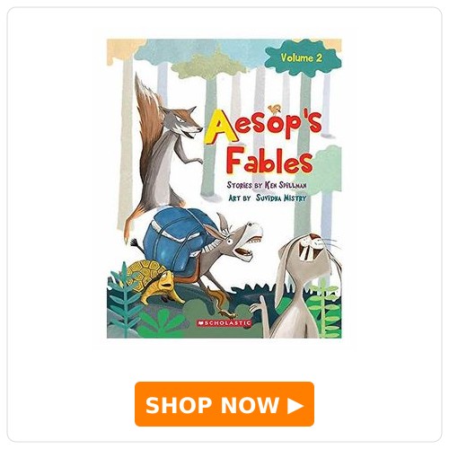 Scholastic Aesop's Fables Story Book - English