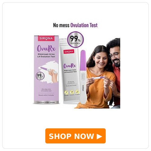 Sirona OvuRx Midstream Urine LH Ovulation Testing Kit