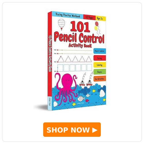 Wonder House Books 101 Pencil Control Tracing Practise Activity Book