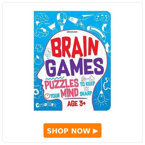 Dreamland Publications Brain Games Activity Book