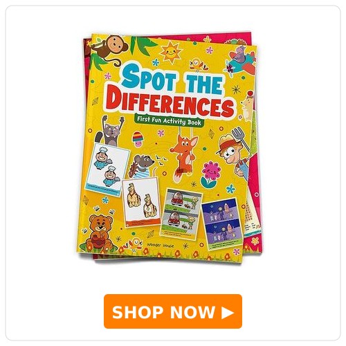 Wonder House Books Spot The Difference First Fun Activity 