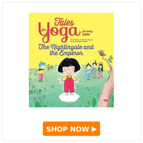 Om Books International Tales For Yoga The Nightingale and The Emperor Book