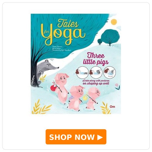 Om Books International Tales For Yoga Three Little Pigs Book