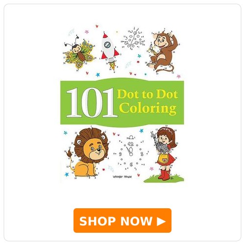 Wonder House Books 101 Dot to Dot Coloring