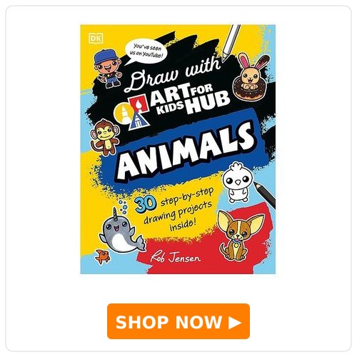 Penguin Random House Draw with Art for Kids Hub Animals Drawing Book