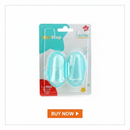 1st Step Silicone Finger Tooth Brush with Carry Case - Review