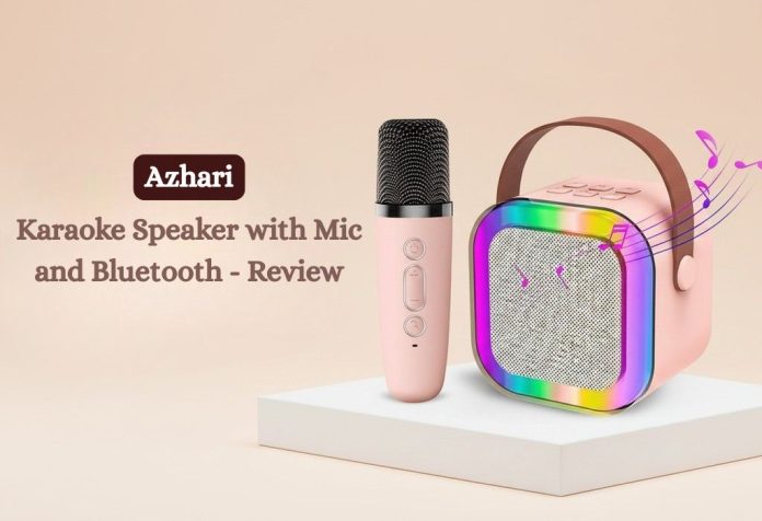 Azhari Karaoke Speaker with Mic and Bluetooth - Review