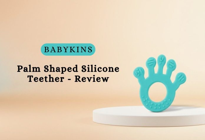 BABYKINS Palm Shaped Silicone Teether -