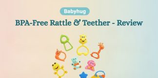Babyhug BPA-Free Rattle & Teether - Review