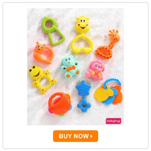 Babyhug BPA-Free Rattle & Teether