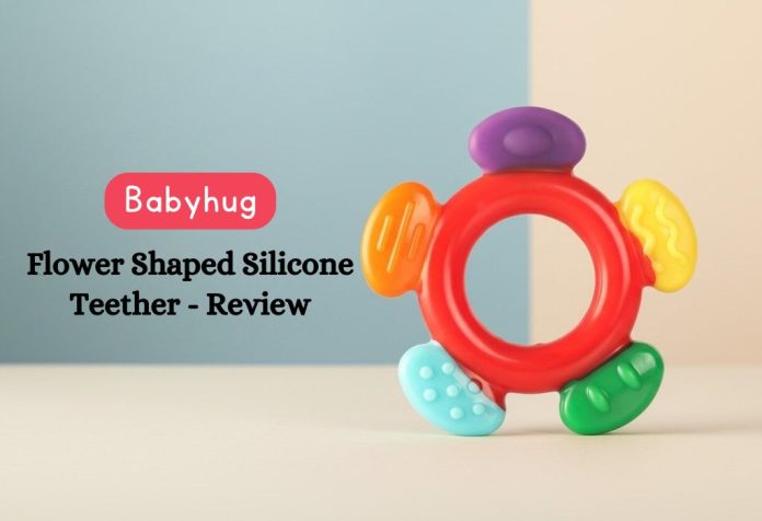 Babyhug Flower Shaped Silicone Teather