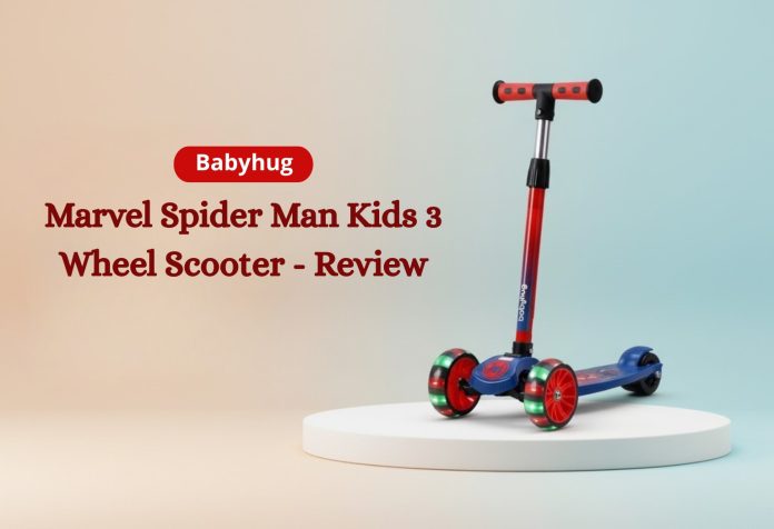 Babyhug Marvel Spider Man Kids 3 Wheel Scooter - Review
